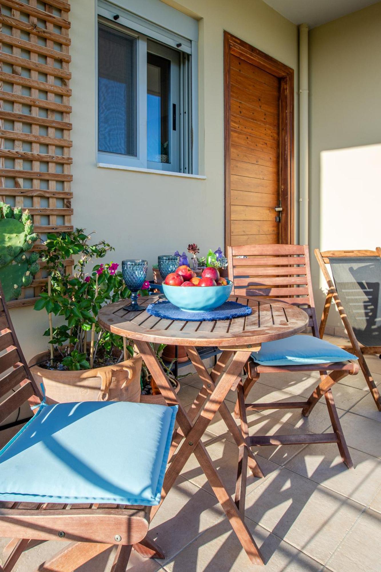 Maleme Yoga Blue Apartment Ханя Екстериор снимка