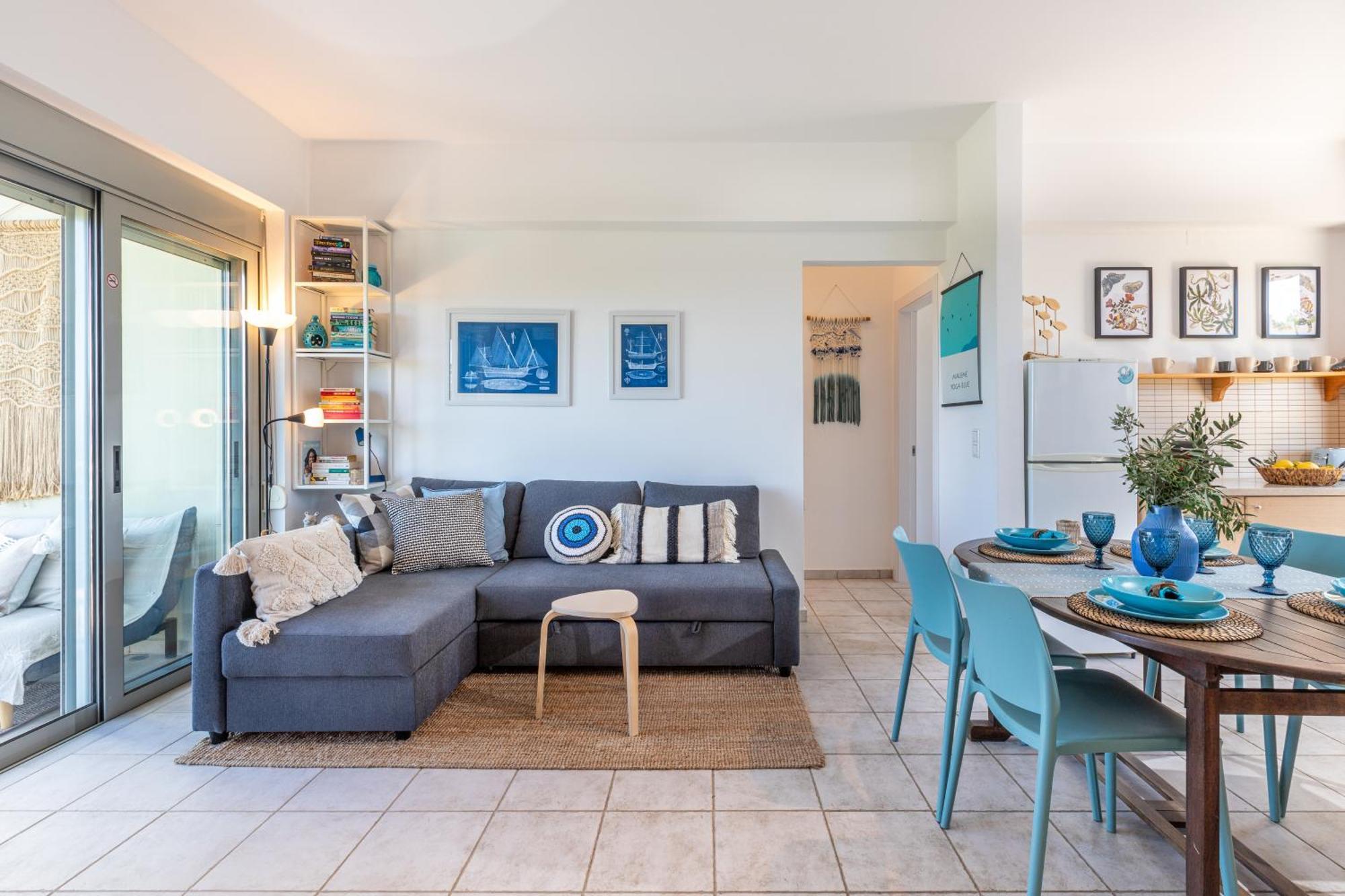 Maleme Yoga Blue Apartment Ханя Екстериор снимка