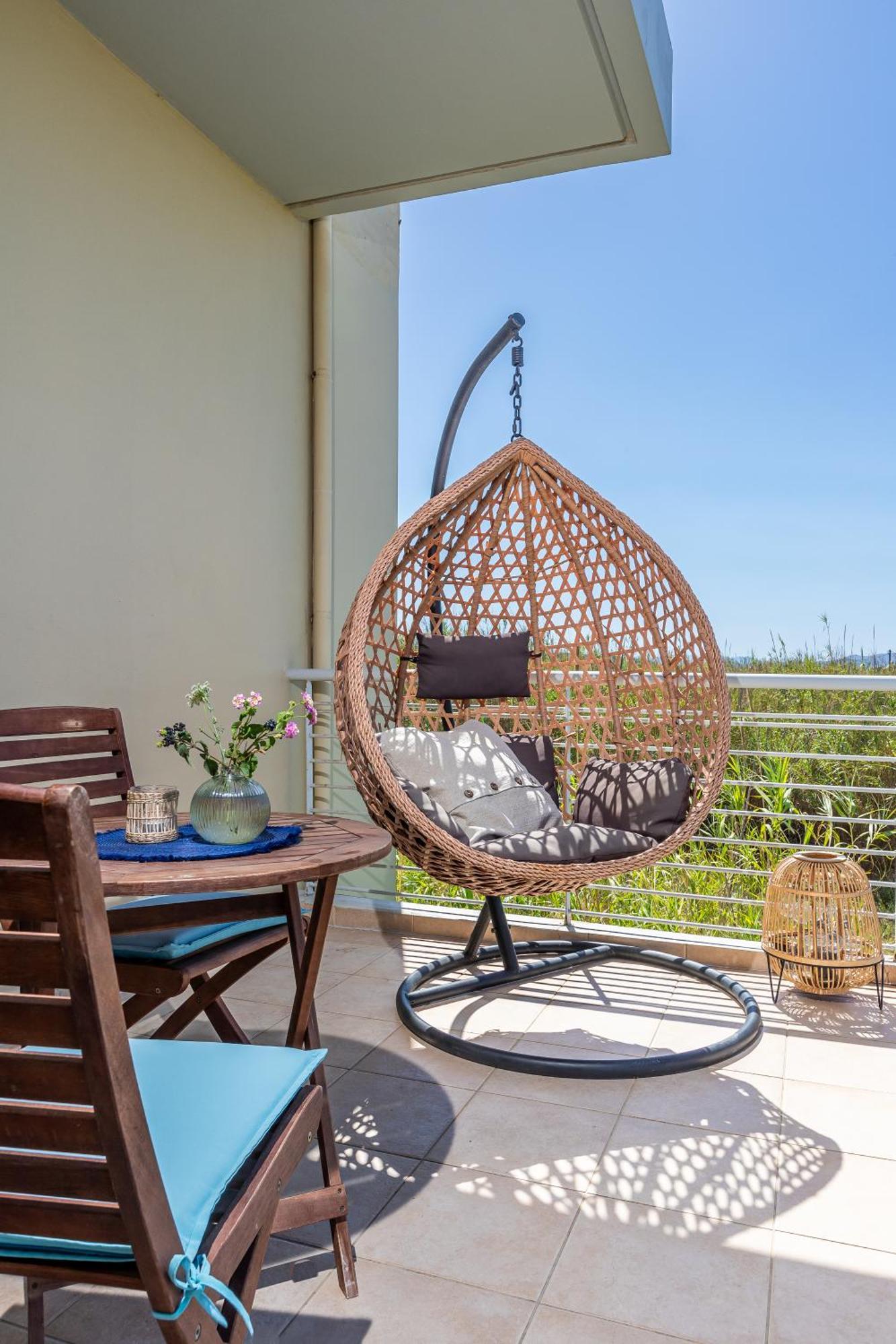 Maleme Yoga Blue Apartment Ханя Екстериор снимка