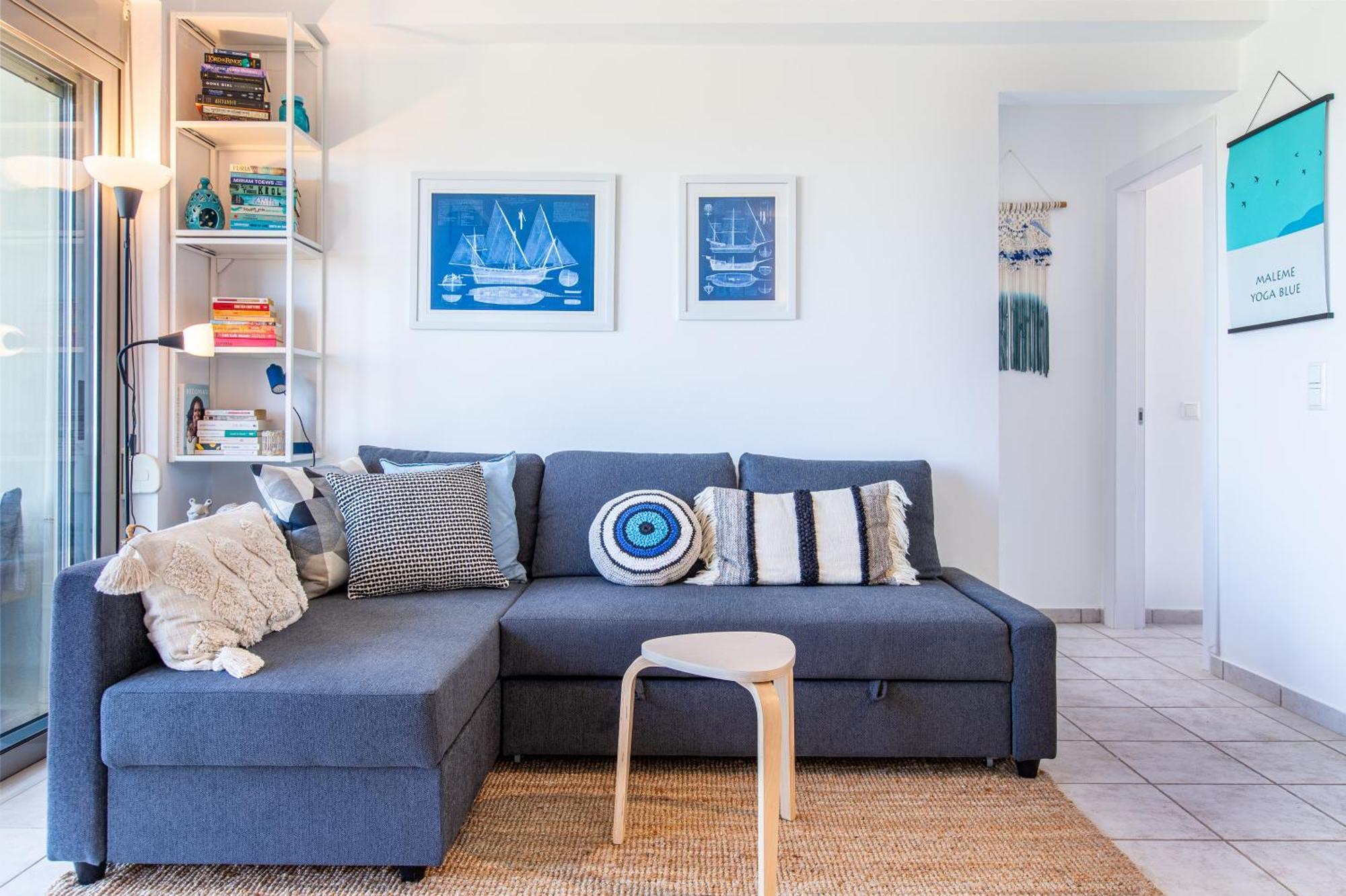 Maleme Yoga Blue Apartment Ханя Екстериор снимка