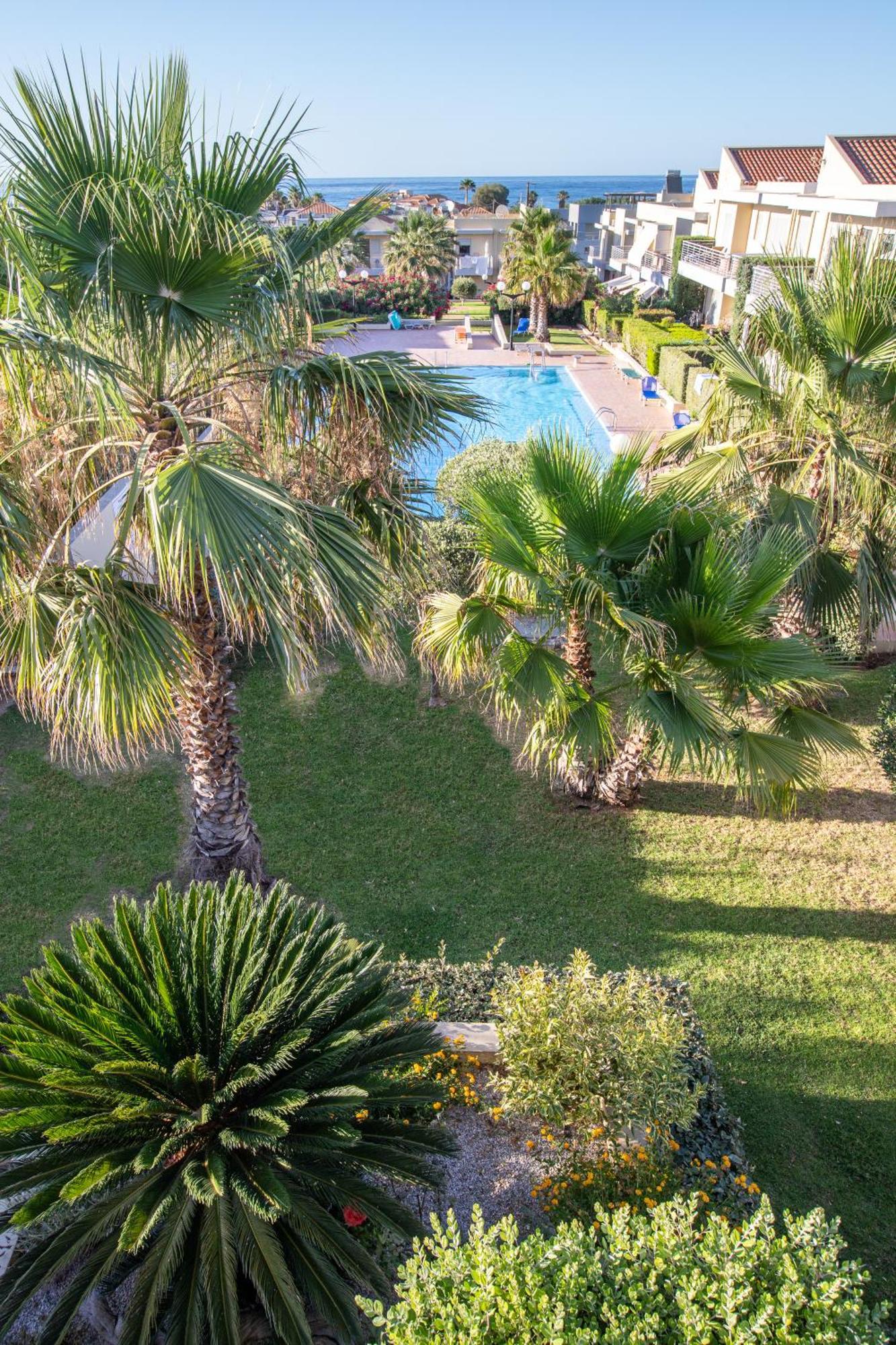 Maleme Yoga Blue Apartment Ханя Екстериор снимка